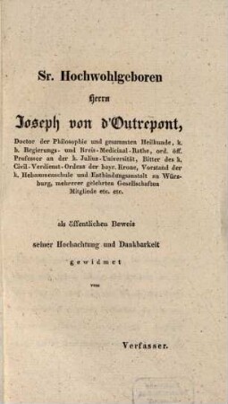 Geschichte einer künstlichen Frühgeburt, nebst Bemerkungen : Inaug. Abh.