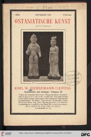 Nr. 532: Katalog: Ostasiatische Kunst