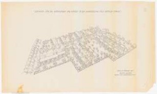 Gartenanlage Brühler Straße (Wohnungen für Belgische Besatzungsangehörige), Köln: Perspektivische Ansicht (Vogelschau)