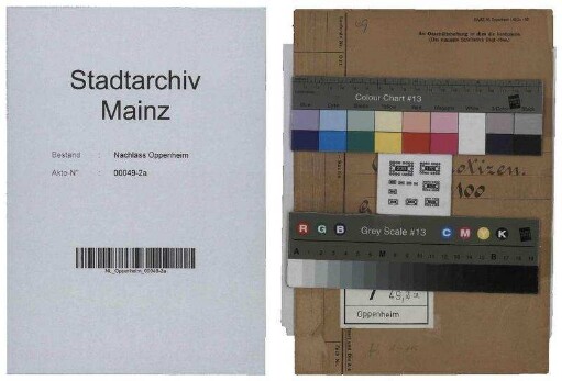 Aktennotizen über Besprechungen mit der Geheimen Staatspolizei, Außendienststelle Mainz