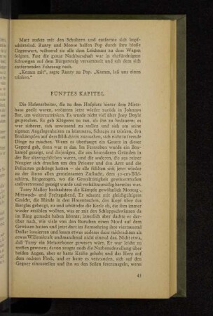 Fünftes Kapitel