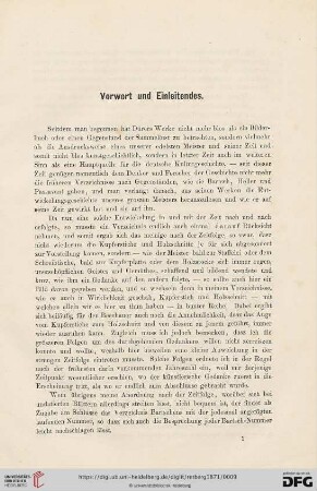 Vorwort und Einleitendes