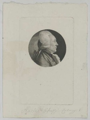 Bildnis des Gottlieb Christoph Harless