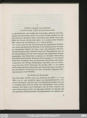 I. Fünf Jahrtausende Aufstieg Und Niedergang