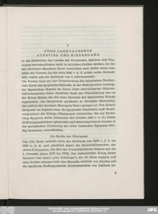 I. Fünf Jahrtausende Aufstieg Und Niedergang