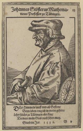 Bildnis des Johannes Stöflerus