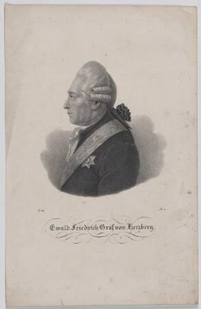 Bildnis des Ewald Friedrich von Hertzberg