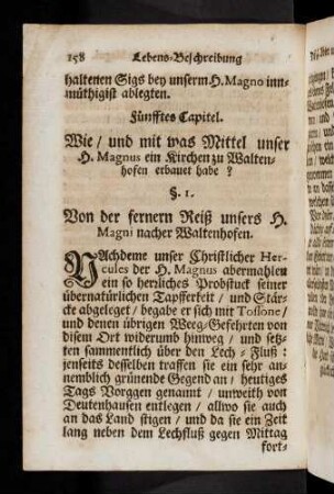 158-164, Fuenfftes Capitel