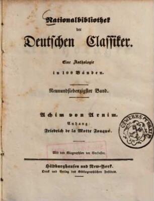 Anthologie aus den Werken