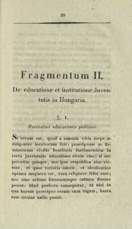 Fragmentum II.