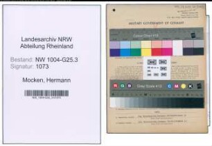Entnazifizierung Hermann Mocken , geb. 06.04.1892 (Kaufmann)
