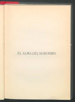 El alma del suburbio
