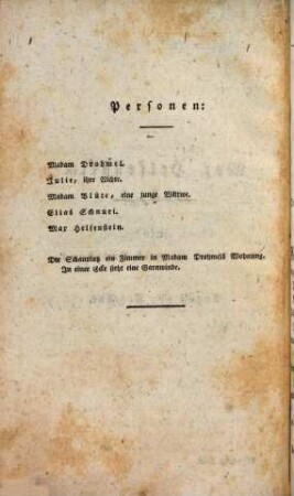 Max Helfenstein : ein Lustspiel in zwei Aufzügen