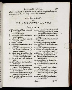 Tit. IV. De Transactionibus.
