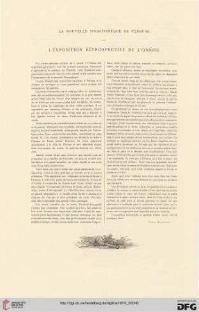 5: La nouvelle pinacothèque de Pérouse et l'exposition rétrospective de L'Ombrie
