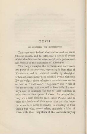 XXVII. He foretells the insurrection
