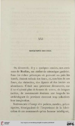 XXI: Caricature gauloises