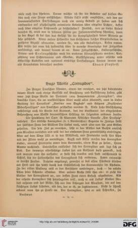 Hugo Wolfs "Corregidor"
