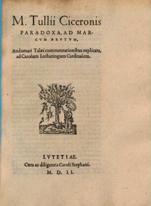Paradoxa ad Marcum Brutum