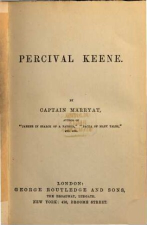 Percival Keene