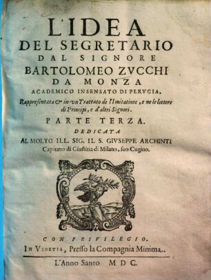 L' idea del Segretario, 3