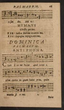 Dominica Palmarum. - Dominica Trinitatis.