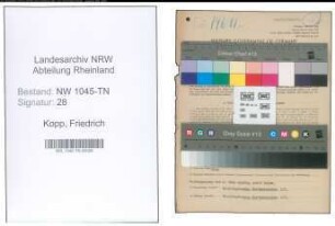 Entnazifizierung Friedrich Kopp , geb. 05.01.1891 (Verkehrsaufseher)