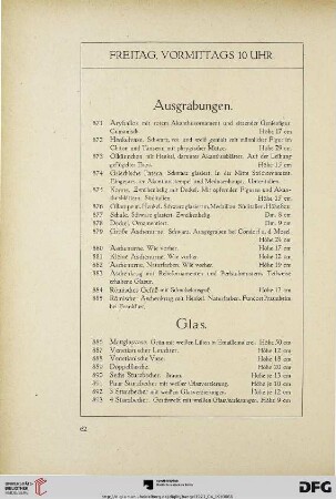 Freitag, vormittags 10 Uhr (Nr. 871-992)