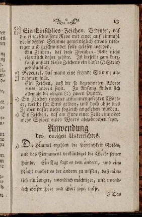 Anwendung des vorigen Unterrichtes