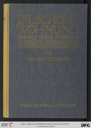 Die schöne Wohnung : Beispiele neuer deutscher Innenräume