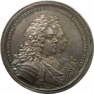 Kurfürst Friedrich August I. - auf die Hochzeit des Kurprinzen mit Erzherzogin Maria Josepha von Österreich am 20. August in Wien