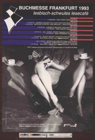 Buchmesse Frankfurt 1993 : Lesbisch-Schwules Lesecafé