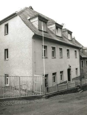 Annaberg-Buchholz, Schlettauer Straße 22. Wohnhaus. Straßenansicht