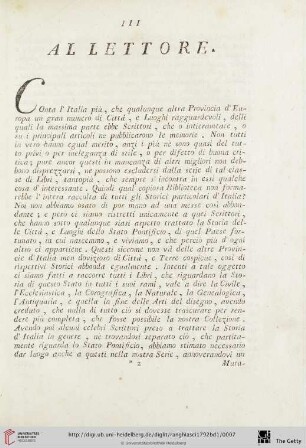 Al lettore