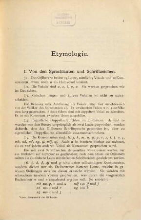 Grammatik des Otjiherero : nebst Wörterbuch