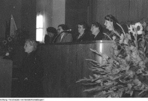 Dresden, Bezirkskonferenz und Kreiskonferenz des Demokratischen Frauenbundes Deutschlands (DFD), Oktober 1952