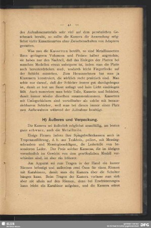 H) Äußeres und Verpackung