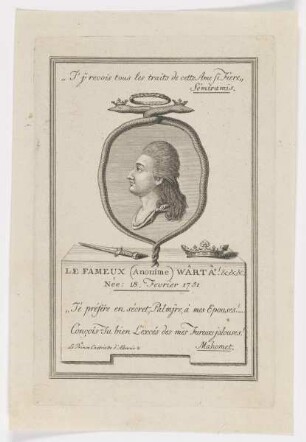 Bildnis des Prince Castriotto d'Albanie