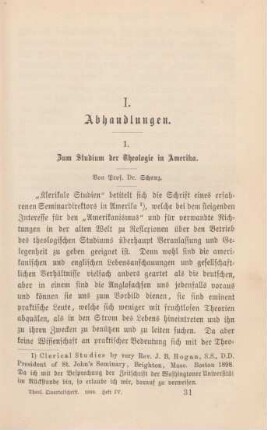 Abhandlungen