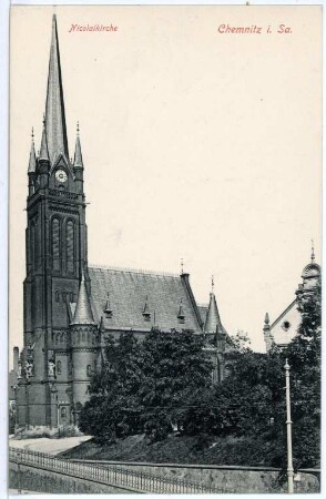 Chemnitz. Nikolaikirche