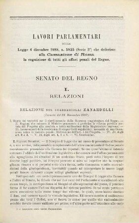 Lavori parlamentari del nuovo Codice Penale, Italiano, 8