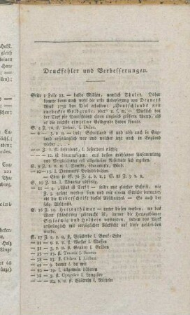 Druckfehler und Verbesserungen.