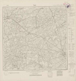 4117 (alte Nr.: 2292) Verl, Meßtischblatt (4cm - Karte)