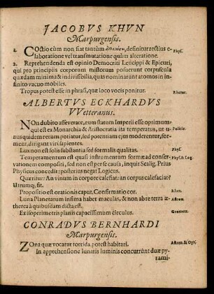 Conradus Bernhardi Marpurgensis.