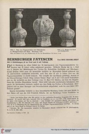 2: Bernburger Fayencen