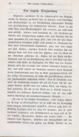 16-24 Eine fragliche Seligsprechung