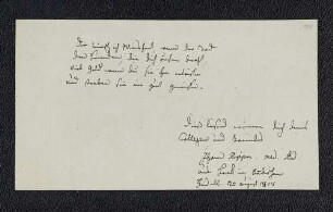 Johann Rippmann. – Heidelberg, 20.08.1808