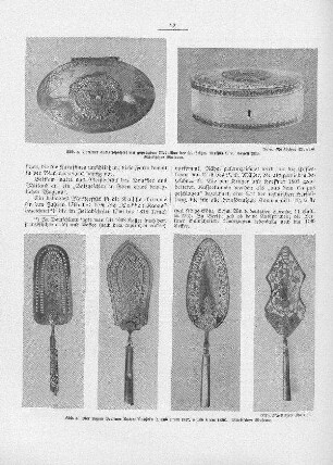Abb. 4. Berliner Zuckerschachtel mit geprägtem Medaillon der Quadriga
