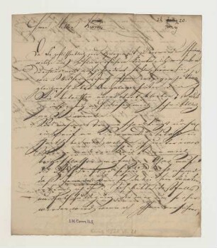 Brief von Carl Friedrich Kunz an Joseph Heller