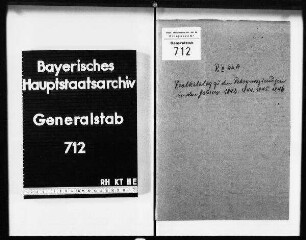 Realkatalog zu den Rekognoszierungen in den Jahren 1842, 1844, 1845, 1846